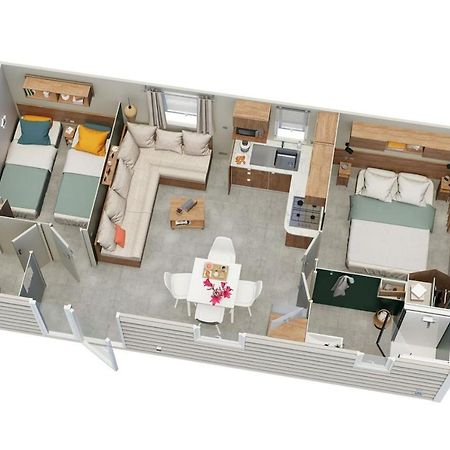 Mobile-Home Dans Camping 4 Etoiles Condrieu Kültér fotó